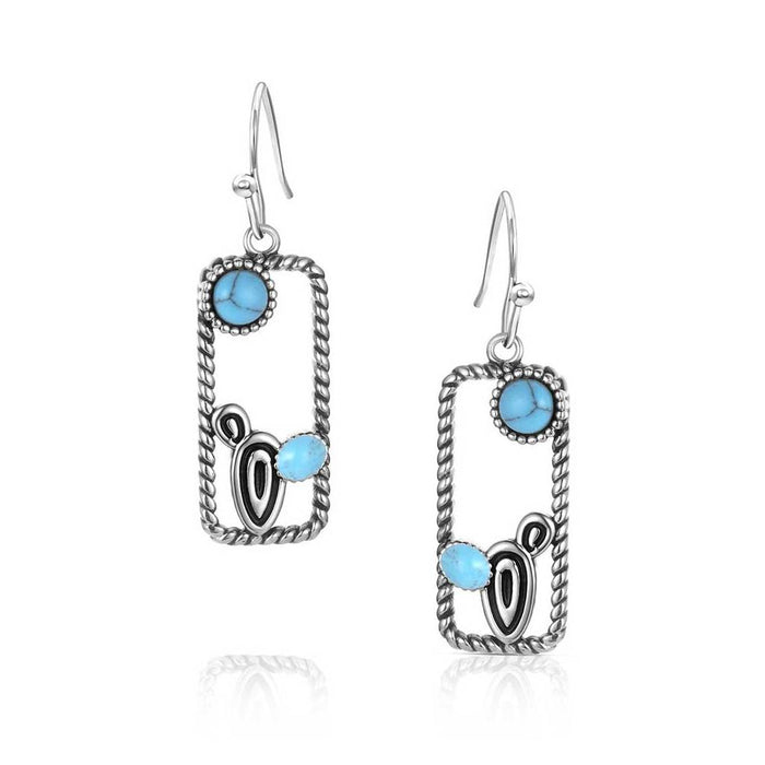 Montana Silversmiths Desert Mirage Turquoise Earrings WOMEN - Accessories - Jewelry - Earrings Montana Silversmiths