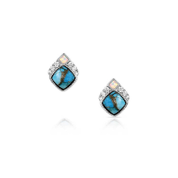 Montana Silversmiths Crowned Glacier Earrings WOMEN - Accessories - Jewelry - Earrings Montana Silversmiths