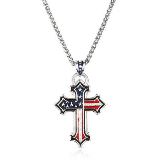 Montana Silversmiths God & Country American Made Necklace WOMEN - Accessories - Jewelry - Necklaces Montana Silversmiths