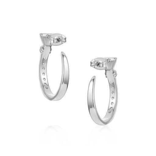 Montana Silversmiths Horseshoe Nail Hoop Earrings WOMEN - Accessories - Jewelry - Earrings Montana Silversmiths