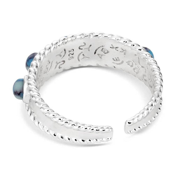 Montana Silversmiths Pebbled Turquoise Wrap Ring WOMEN - Accessories - Jewelry - Rings Montana Silversmiths