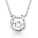 Montana Silversmiths Dancing Birthstones Horseshoe - April WOMEN - Accessories - Jewelry - Necklaces Montana Silversmiths
