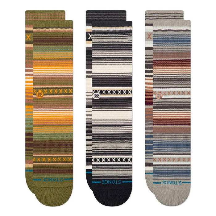 Stance Men's 3 Pack Curren Crew Socks