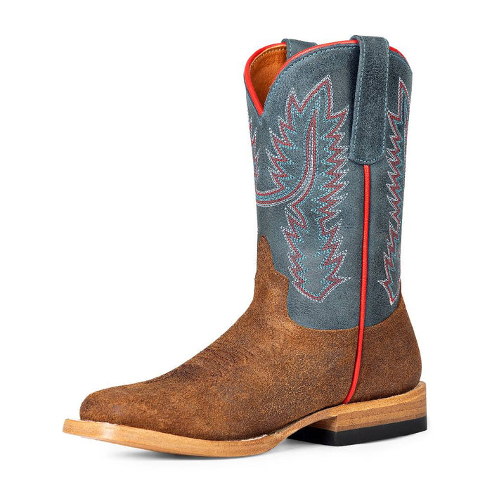 Horse Power Boy's Tobacco Oil Suede Western Boot