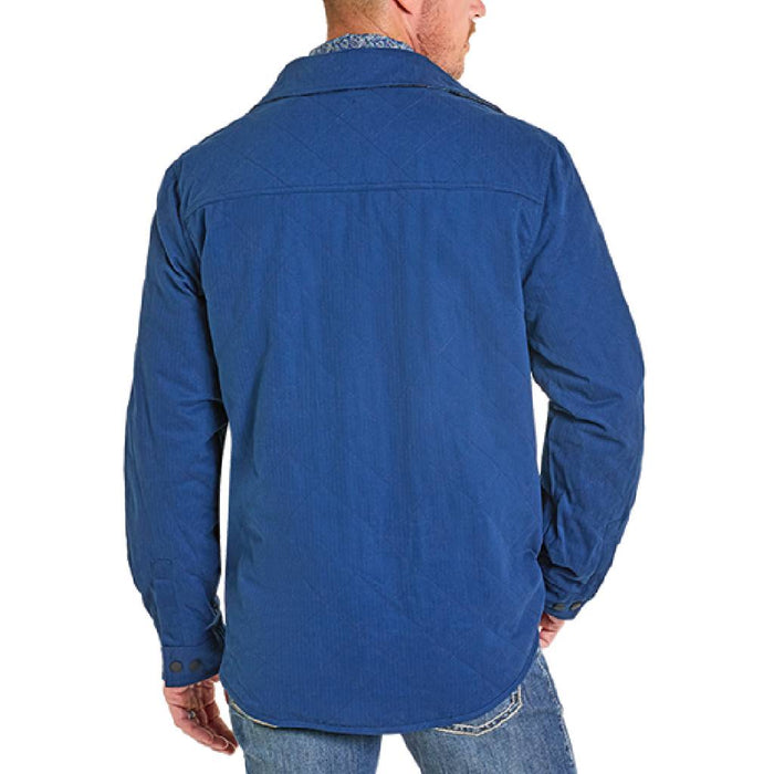 Rock & Roll Denim Men's Reversible Aztec Shirt Jacket