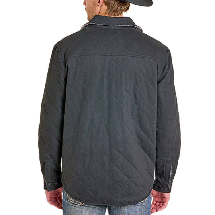 Rock & Roll Denim Men's Reversible Aztec Shirt Jacket