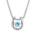 Montana Silversmiths Dancing Birthstones Horseshoe - March WOMEN - Accessories - Jewelry - Necklaces Montana Silversmiths