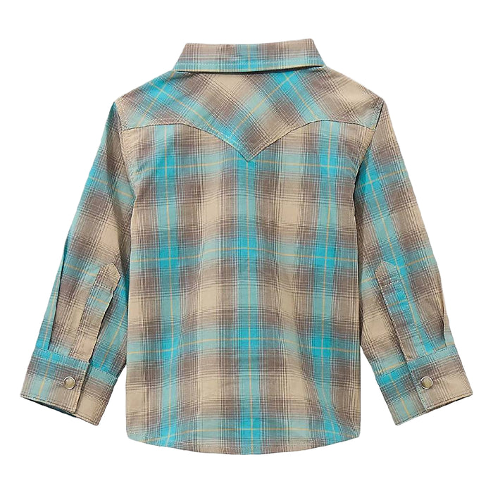 Wrangler Baby Boy's Plaid Pearl Snap Shirt