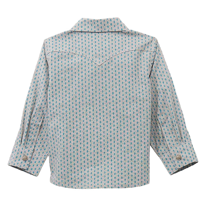 Wrangler Baby Boy's Geo Print Pearl Snap Shirt