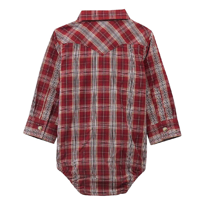Wrangler Baby Boy's Plaid Onesie