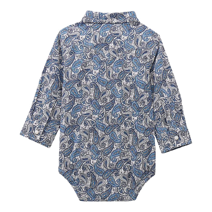 Wrangler Baby Boy's Paisley Onesie