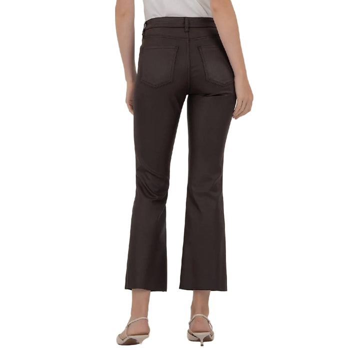 Kut Kelsey High Rise Ankle Flare Raw Hem Pant