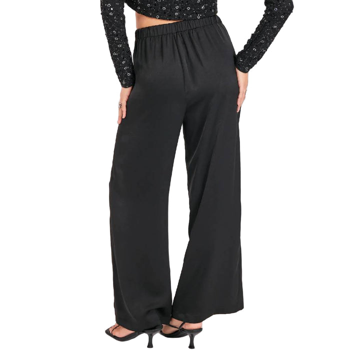 Sadie & Sage Romy Satin Pleated Pant