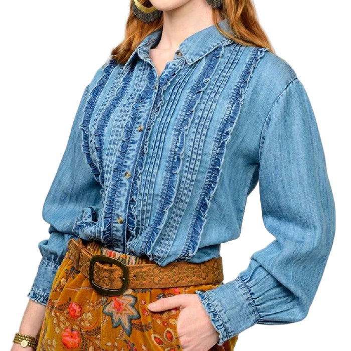 Ivy Jane Tuxedo Denim Shirt