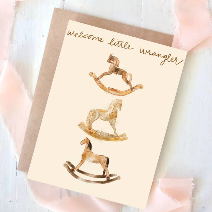 Welcome Little Wrangler Card