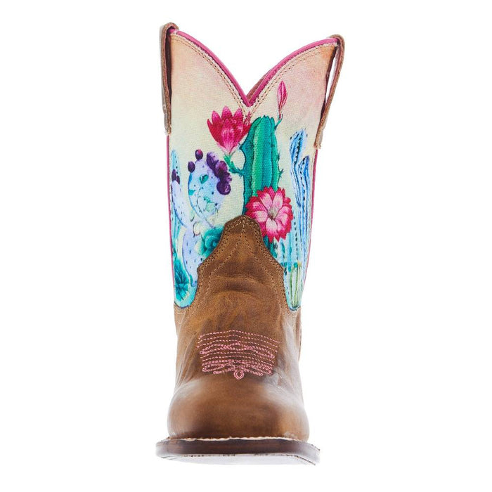 Roper Girl's Cacti Tan Leather Boot - FINAL SALE - Size 11*