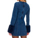 Show Me Your Mumu Rockefeller Mini Dress w/Faux Fur WOMEN - Clothing - Dresses Show Me Your Mumu