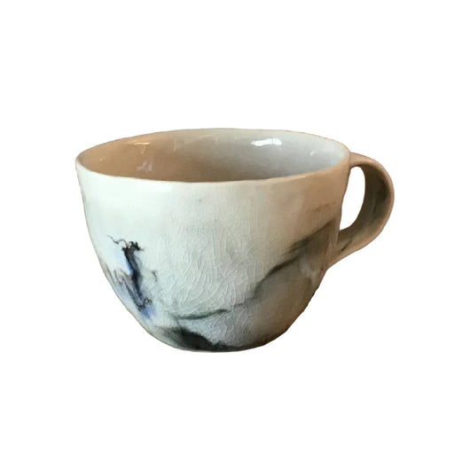 10oz White & Black Stoneware Mug HOME & GIFTS - Tabletop + Kitchen - Drinkware + Glassware Creative Co-Op