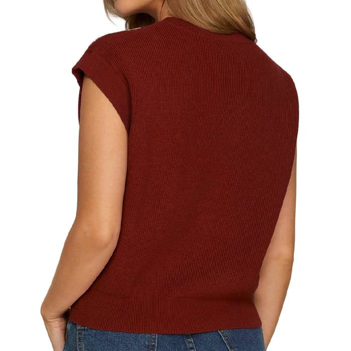 Sequin Bow Knit Sweater