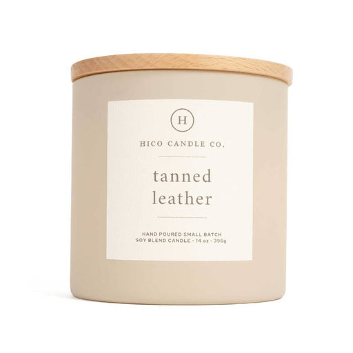 Hico Candle Co Tanned Leather Candle HOME & GIFTS - Home Decor - Candles + Diffusers Hico Candle Co.
