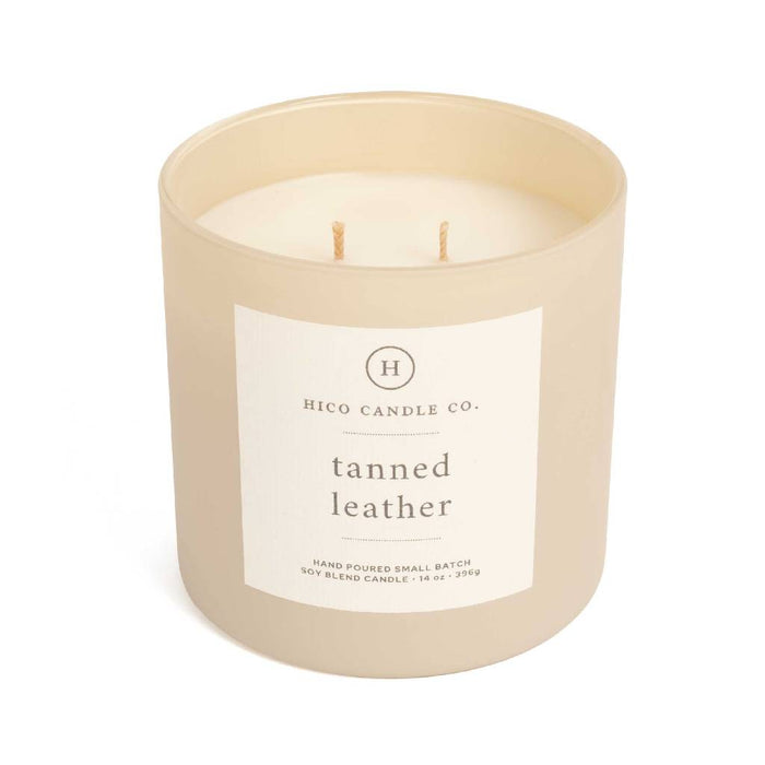 Hico Candle Co Tanned Leather Candle HOME & GIFTS - Home Decor - Candles + Diffusers Hico Candle Co.