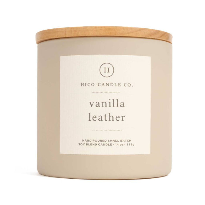 Hico Candle Co Vanilla Leather Candle HOME & GIFTS - Home Decor - Candles + Diffusers Hico Candle Co.
