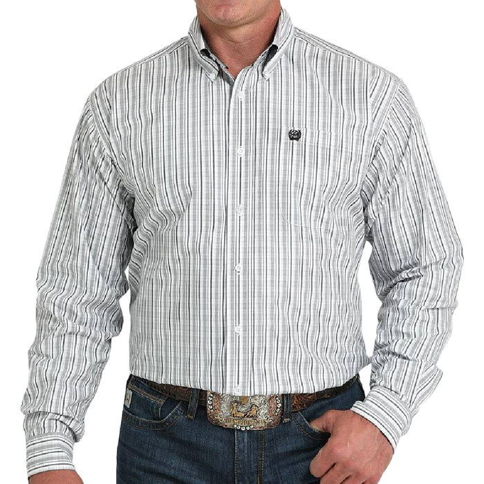 Cinch Men's Plaid Print Button Down Shirt