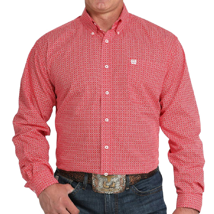 Cinch Men's Geo Print Button Down Shirt