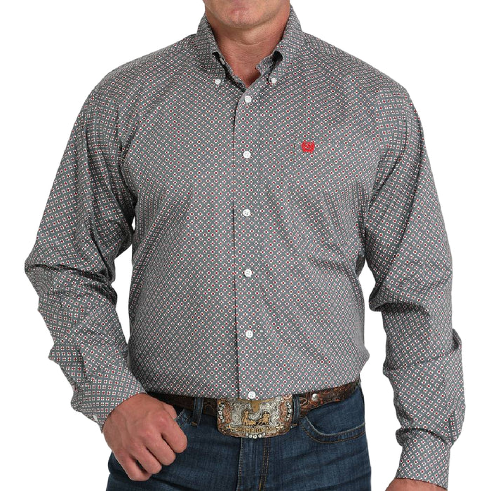 Cinch Men's Geo Print button Down Shirt