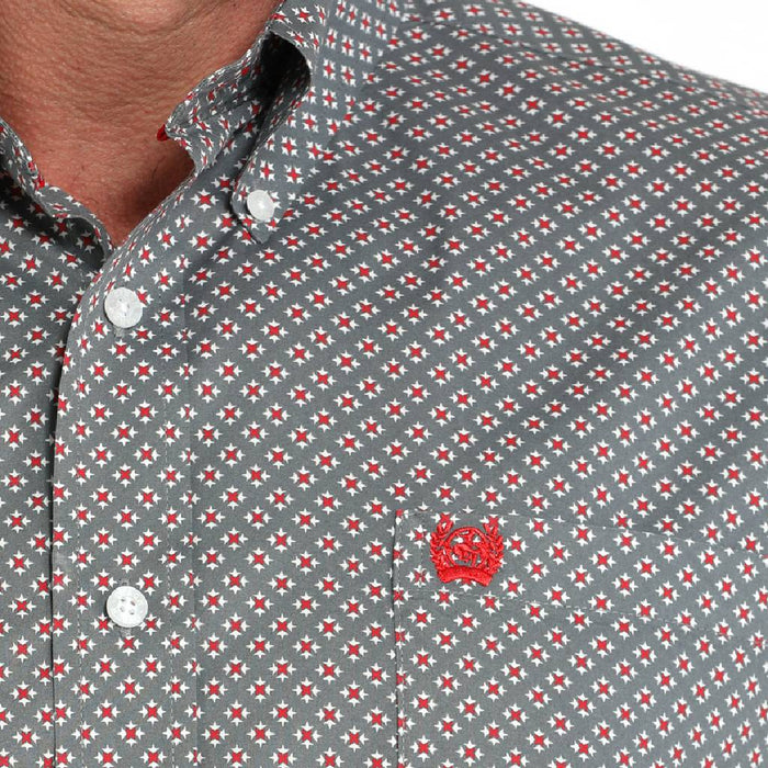 Cinch Men's Geo Print button Down Shirt