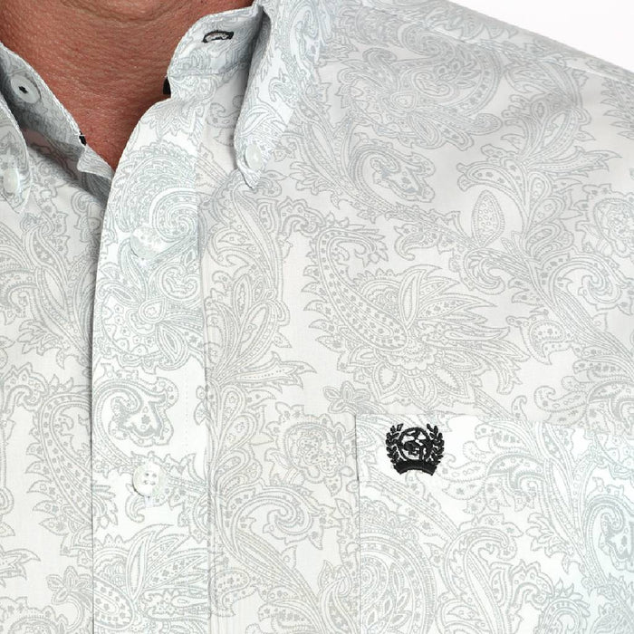 Cinch Men's Paisley Print Button Down Shirt