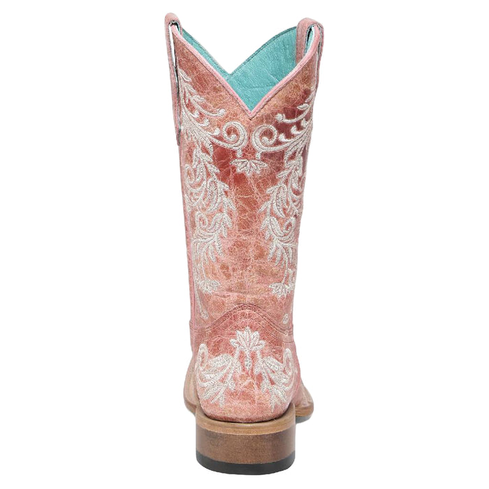 Corral Girl's Rose Pink Embroidered Western Boot