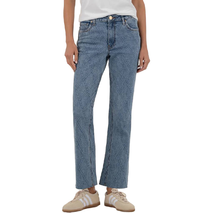 Kut Kelsey High Rise Fab Ab Ankle Flair Jean