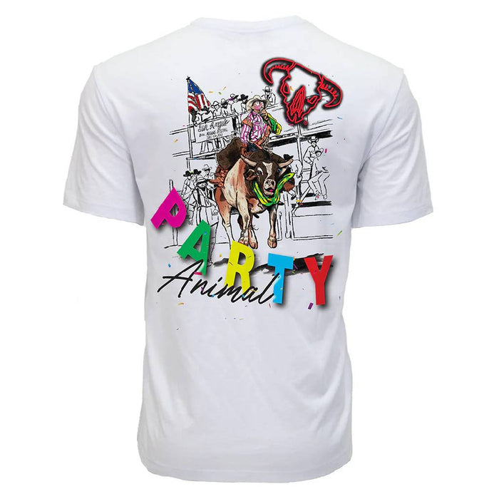 Hooey Men's Bad Company Rodeo White Crew Neck Tee