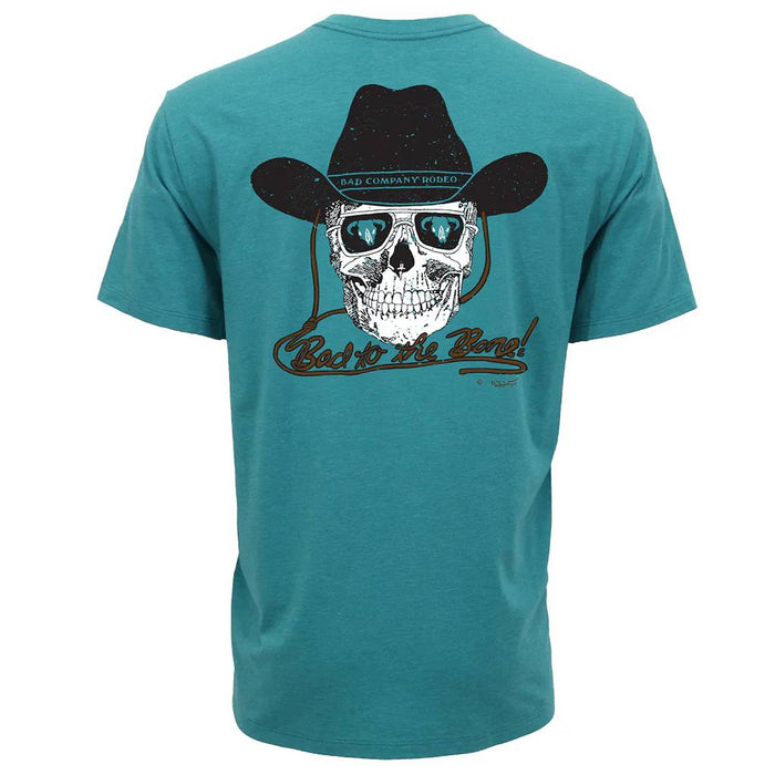Hooey Men's Bad Company Rodeo Teal Crew Neck Tee