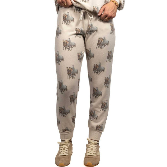 Cozy Horse Print Pant