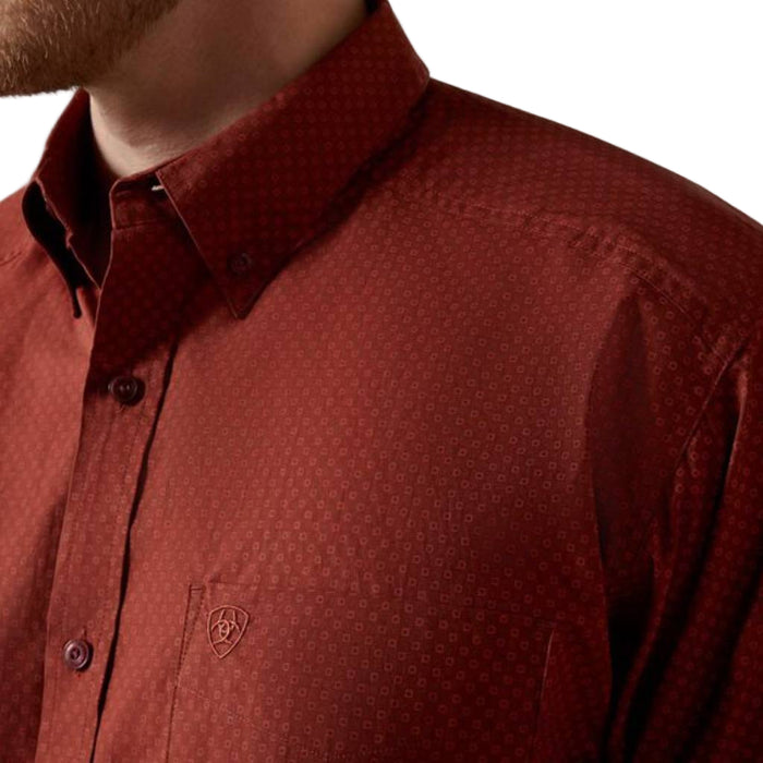 Ariat Men's Wren Classic Fit Geo Print Button Down Shirt