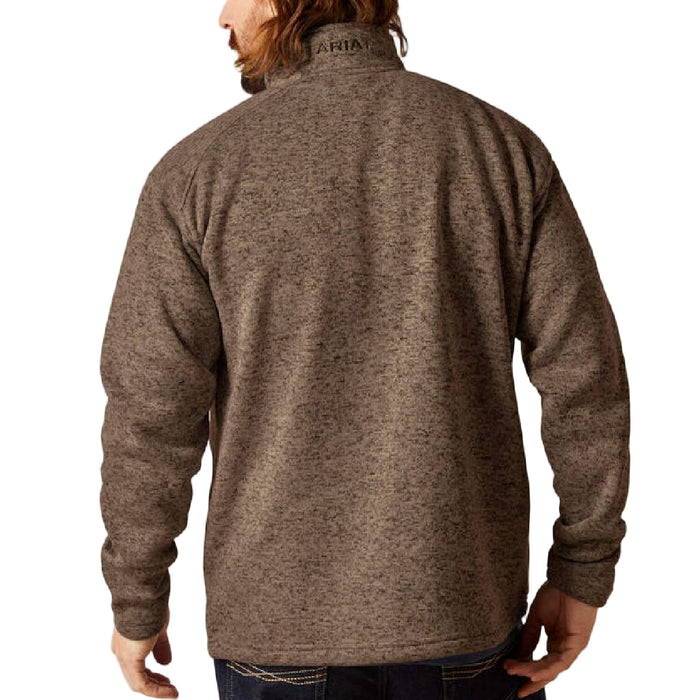 Ariat Men's 1/4 Zip Caldwell Logo Sweater