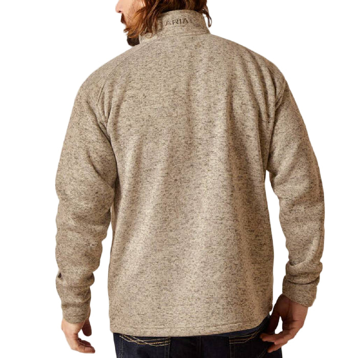 Ariat Men's 1/4 Zip Caldwell Logo Sweater