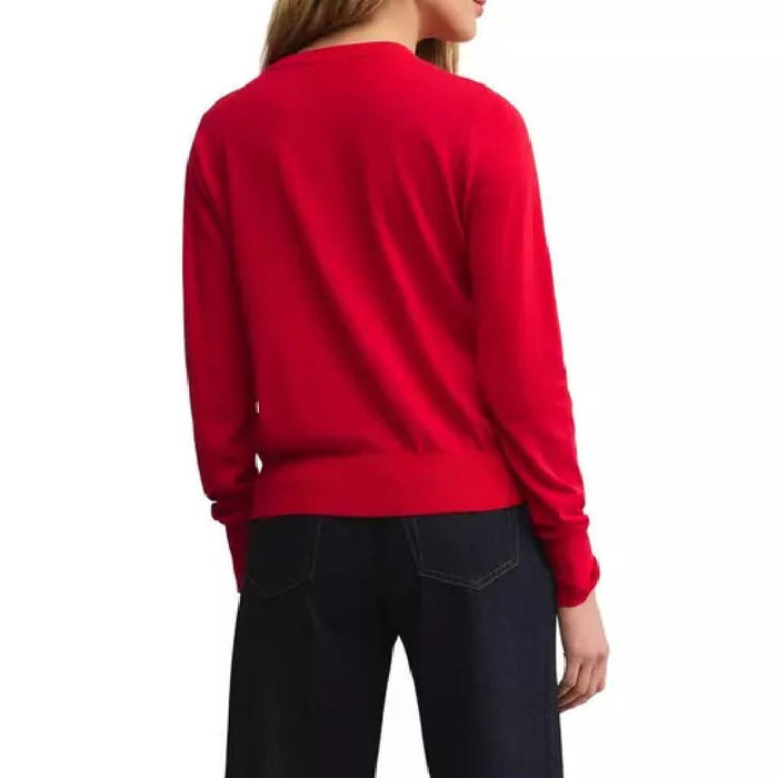 Z Supply Perfect Layer Sweater Red Sweater