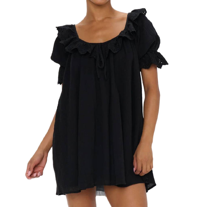 Show Me Your Mumu Toulouse Black Voile Dress
