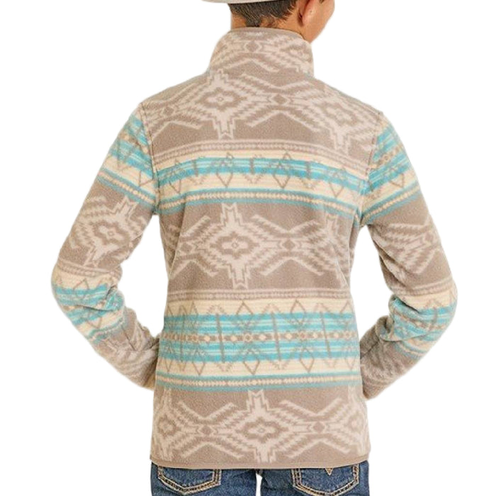 Rock & Roll Denim Boy's Aztec Fleece Pullover