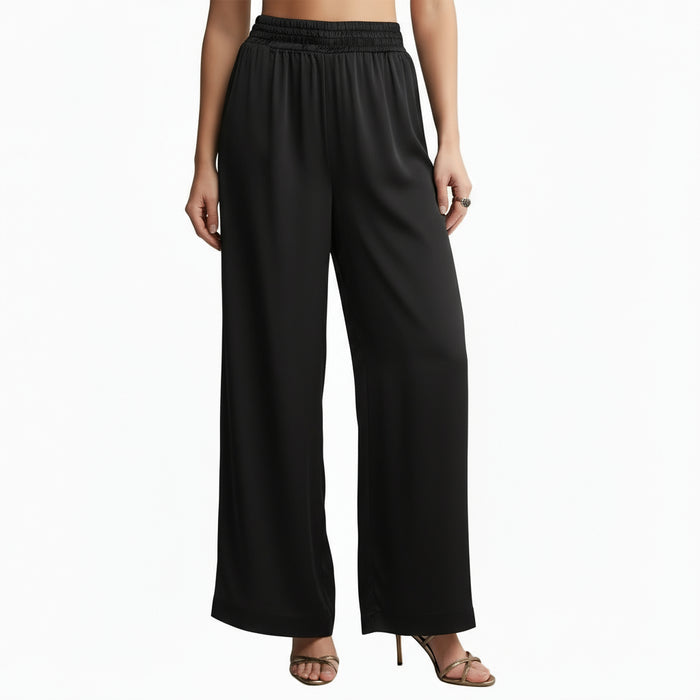 Z Supply Isolde Satin Black Pant
