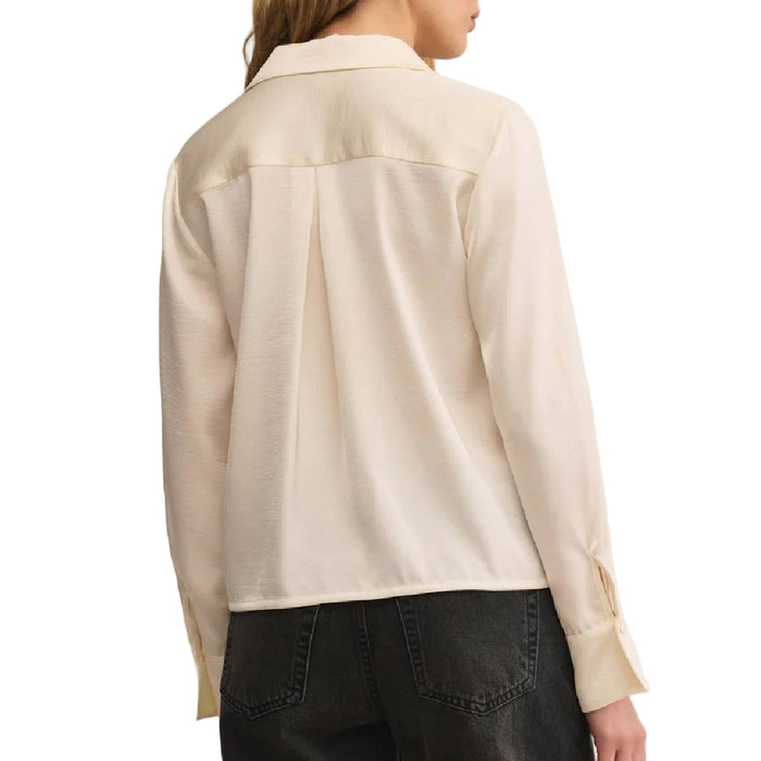 Z Supply Ana Satin Cloud Top