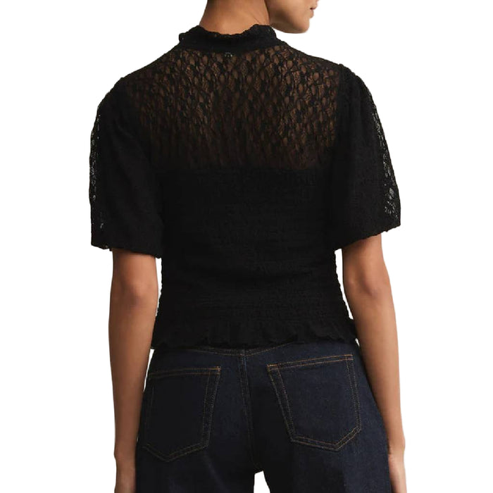 Z Supply Glimpse Black Lace Top