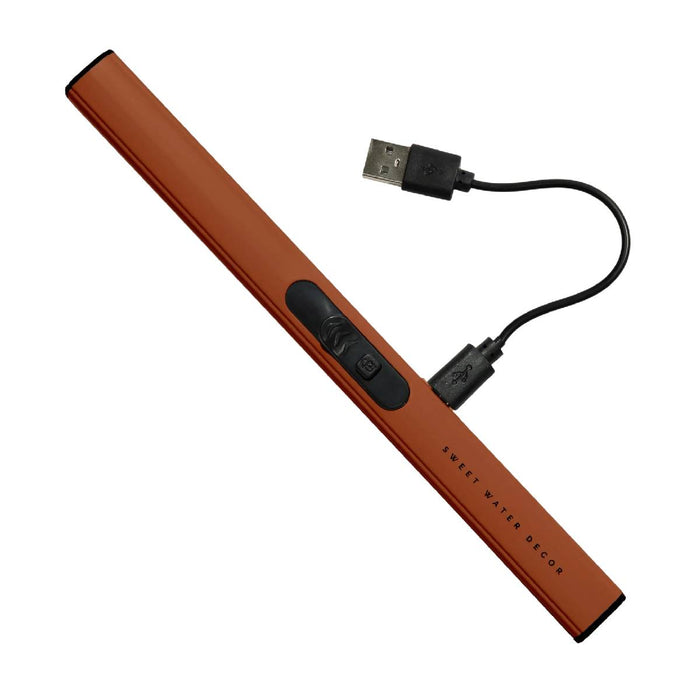 Rechargeable Electric Lighter - Burnt Orange