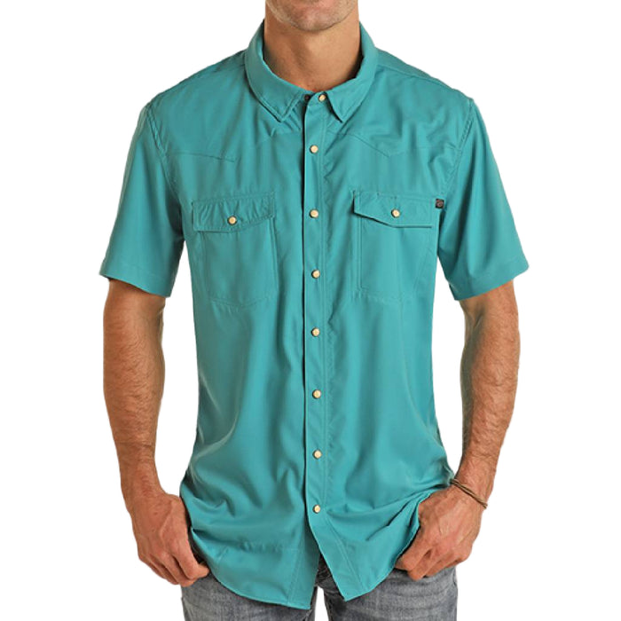 Rock & Roll Denim Men's Tek Ripstop Snap Shirt