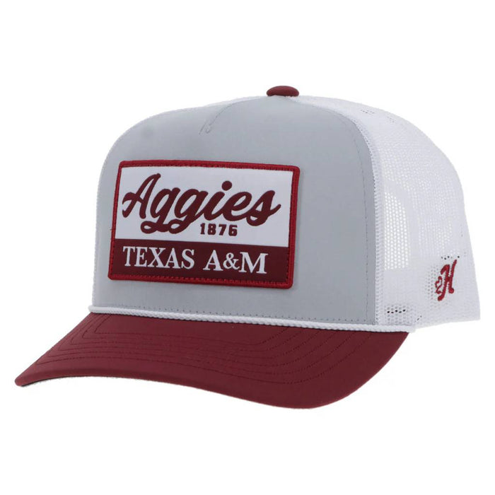 Hooey Texas A&M Grey/White Trucker Cap
