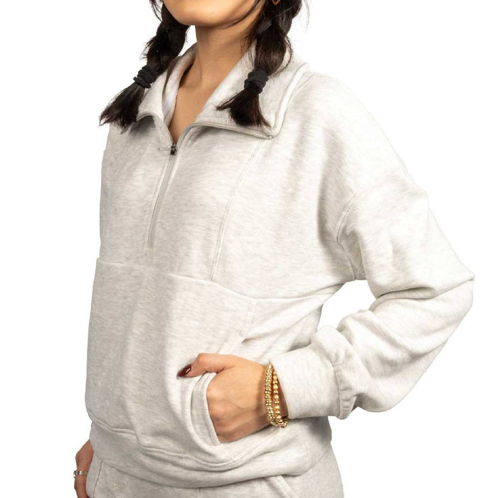 Flag & Anthem Women's Plush 1/2 Zip Pullover