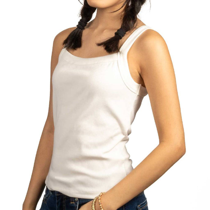 Shay White Tank Top